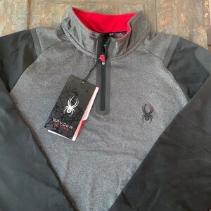 Men’s Spyder Quarter Zip Size Large